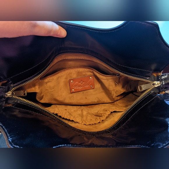 NWT Patricia Nash Leather Animal Print Bag & Matching Wallet w/10 yr Ann… - Picture 9 of 16